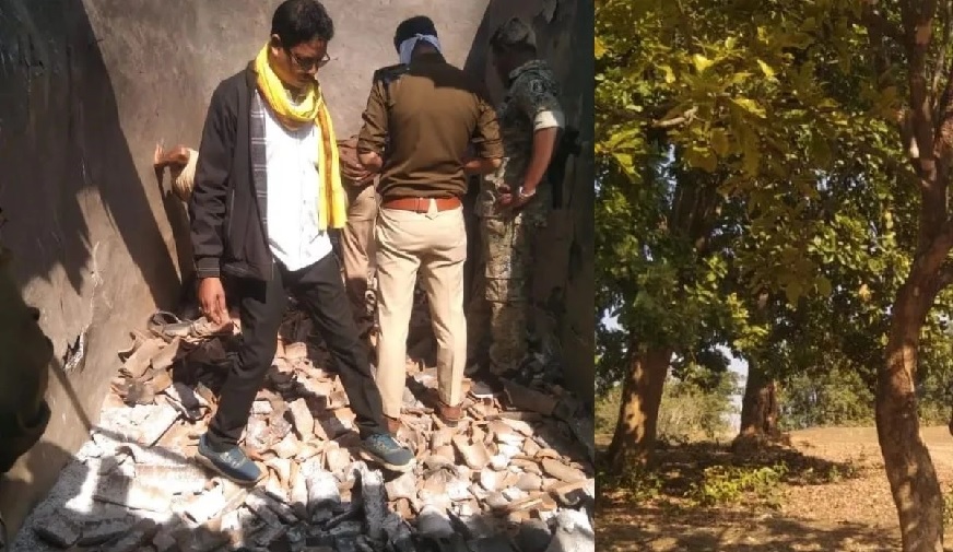 पत्नी और बेटी का शव जला हुआ मिला, पेड़ पर लटकी थी पति की लाश, मचा हड़कंप