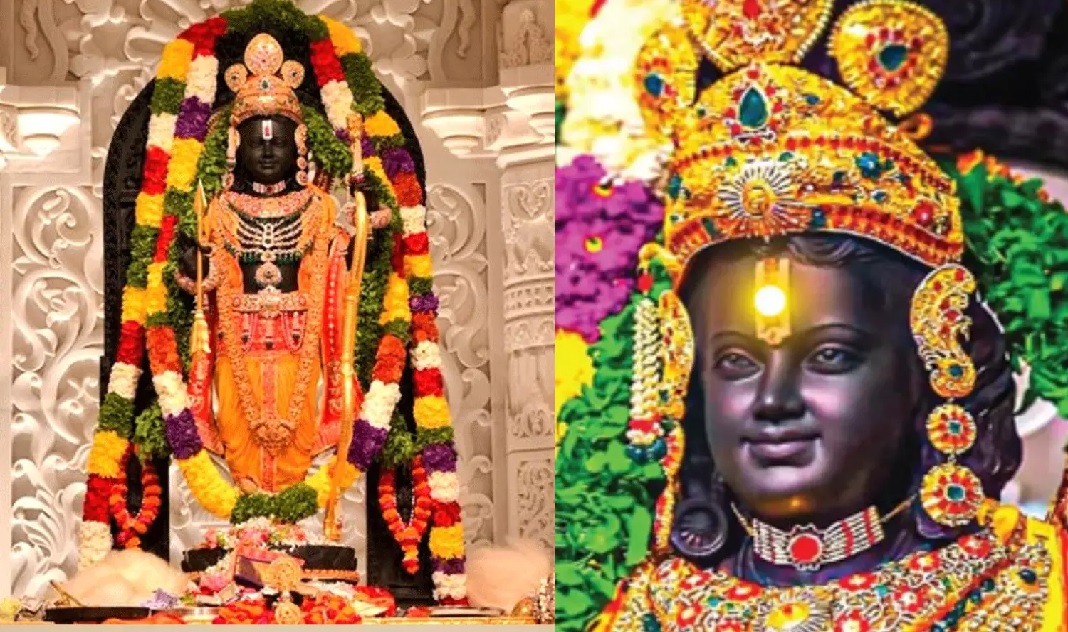 अयोध्या में भगवान राम का जन्मोत्सव, 4 मिनट तक हुआ सूर्य तिलक, एक लाख श्री राम के मंत्रों का हुआ जाप