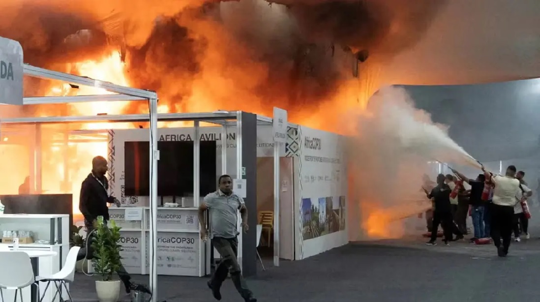 ब्राजील में COP30 क्लाइमेट समिट के हॉल में लगी आग, 13 लोग घायल, भारत के...