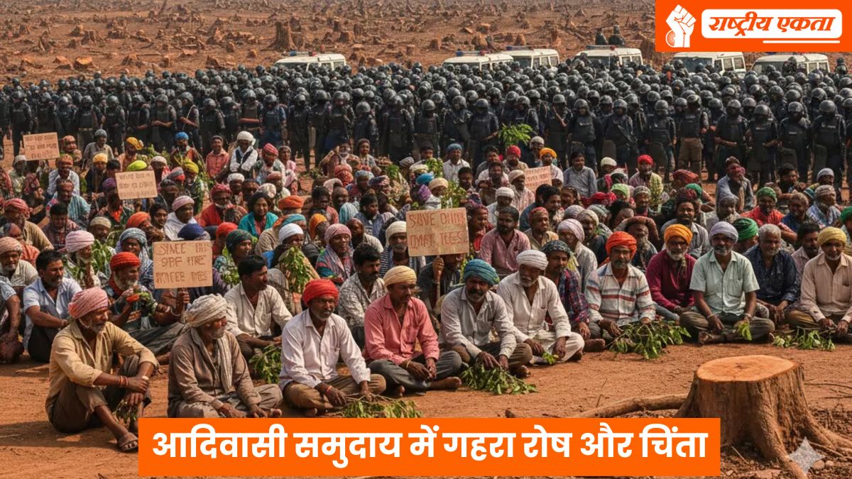 MP के इस जिले में काटे जा रहे 6 लाख पेड़, आदिवासियों में आक्रोश, राष्ट्रीय स्तर तक पहुंचा मामला