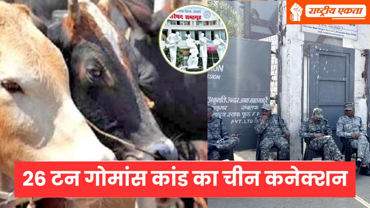 मध्यप्रदेश में मिले 26 टन गोमांस कांड का चीन कनेक्शन, मुंबई के जरिए अरब पहुंचाया जाता था मांस, हड्डियां भेजी जाती थीं चाइना, असलम और शोएब ने किए चौंकाने वाले खुलासे