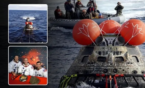 NASA के आर्टेमिस-2 का सफल स्प्लैशडाउन, चंद्रमा का चक्कर लगाकर लौटे 4 एस्ट्रोनॉट