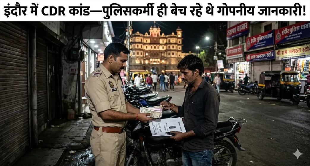 इंदौर में खाकी पर दाग, कॉल डिटेल बेचने के शक में दो पुलिसकर्मी गिरफ्तार, ATS की कार्रवाई से मचा हड़कंप