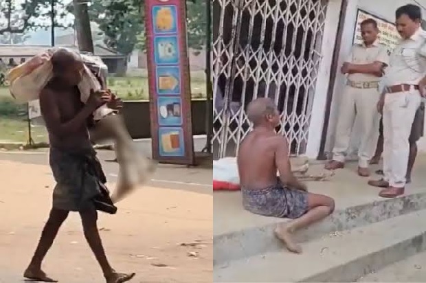 बहन का कंकाल लेकर बैंक पहुंचा शख्स, कंधे पर लेकर 3km पैदल चला, बैंक कर्मचारियों ने कहा था- जिसका खाता उसे लेकर आओ