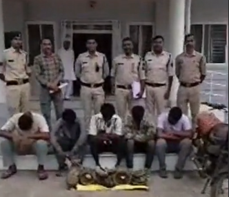 मोटर पंप चोरी की गैंग का पर्दाफाश, 5 आरोपी गिरफ्तार, 6 से ज्यादा पंप बरामद